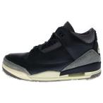 ナイキ × アママニエール AIR JORDAN 3 RETRO OG SP Black and Flat Pewter エアジョーダン3 レトロ ハイカットスニーカー FZ4811-001