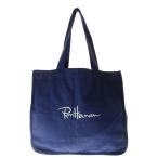 RON HERMAN ロンハーマン ロゴ刺繍 トートバッグ ネイビー