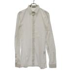 Dior HOMME ディオールオム 04AW エディ期 ストライプ コットン 長袖 ドレスシャツ ホワイト 4HH1051040