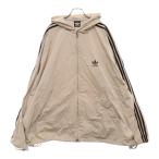 バレンシアガ 22AW バレンシアガ×アディダス ロゴプリント ジップアップ フーディジャケット 725310 TNO45