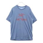 ARC'TERYX アークテリクス 24SS ARC'WORD LOGO S/S M アークワード ロゴ 半袖Tシャツ ブルー X000007991