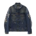 DIESEL ディーゼル 18AW NOT COOL ANYMORE HC-NHILL デニムジャケット Gジャン ペイント加工 インディゴ