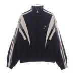 BALENCIAGA バレンシアガ 22SS SPORTY B REGULAR TRACKSUIT ジップアップトラックジャケット ブラック 681438