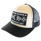 CHROME HEARTS クロムハーツ OLD TRUCKER CAP トラッカーキャップ CH刺繍パッチクロスボール付メッシュ帽子 ブラック