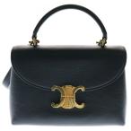 CELINE セリーヌ ティーン ニノ 2way ショルダーバッグ ハンドバッグ ブラック ゴールド金具 レザー トリオンフ