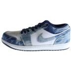 NIKE ナイキ AIR JORDAN 1 LOW WASHED DENIM エアジョーダン 1 ローカットスニーカー ウォッシュドデニム US10.5/28.5cm CZ8455-100