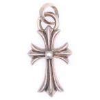 CHROME HEARTS クロムハーツ CH CRS SML W/BALE Wベイル スモールCHクロス ペンダントトップ シルバー BCA218