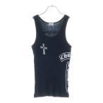CHROME HEARTS クロムハーツ OLD FUCK YOU T BAR TANK TOP ファックユーTバープリント リブタンクトップ ノースリーブカットソー ブラック