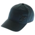 ショッピングVUITTON LOUIS VUITTON ルイヴィトン アエログラム LV ロゴ 帽子 キャップ M77125 ブラック