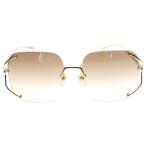 ショッピングgucci GUCCI グッチ スクエアサングラス Gロゴ GG0646S 002 ゴールド レディース