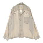 ショッピングウエスタン TOGA トーガ 21AW Western shirt ウエスタンシャツ ベージュ TV12-FJ313