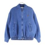 ショッピングMIUMIU miumiu ミュウミュウ ロゴ刺繍 デニムダウンジャケット ダブルジップ インディゴ GWB219 S000 15PP