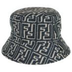 FENDI フェンディ ズッカウール総柄バケットハット FXQ801 ALG U ベージュ