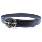 ショッピングCHROME CHROME HEARTS クロムハーツ OVAL CROSS STRAP1.5クラシックオーバルクロスバックル レザーベルト