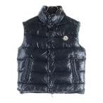 ショッピングTIB MONCLER モンクレール TIB GILET ロゴパッチ ダウンベスト ブラック 220914335005 68950