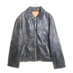 Levi's リーバイス レザーライダースジャケット ブラック LL-1001