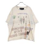 ショッピングダメージ Paly Hollywood パリーハリウッド BAD LUCK ALL PRO TEE バッドラック ダメージ加工半袖Tシャツカットソー ホワイト 2U002Q1008VWT