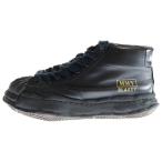 メゾンミハラヤスヒロ Blakey OG Sole Leather Low White ブレイキー オリジナルソール レザーローカットスニーカー ブラック A06FW701