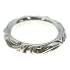 ショッピングHEARTS CHROME HEARTS クロムハーツ SCRL BAND スクロールバンド リング シルバー BCA351