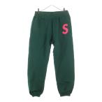 SUPREME Supreme 18AW S Logo Sweat Pantses Logo тренировочный брюки зеленый 