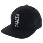 CHROME HEARTS クロムハーツ Vertical Logo Hat ヴァーティカルロゴベースボールキャップ 帽子 ブラック