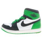 ナイキ AIR JORDAN 1 エアジョーダン1 ラッキーグリーン ハイカットスニーカー ホワイト/グリーン US9.5/27.5cm DZ5485-031