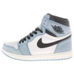 ナイキ AIR JORDAN 1 エアジョーダン ハイ ユニバーシティーブルー ハイカットスニーカー ブルー/ホワイト US10.5/28.5cm 555088-134