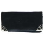 CHROME HEARTS クロムハーツ LNG SNGL FLD TIPS シングルフォールド レザーウォレット 財布 ブラック BCA380