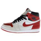 ナイキ AIR JORDAN 1 エアジョーダン1 レトロ ヘリテージ ハイカットスニーカー ホワイト/レッド US10/28.0cm 555088-161