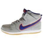 NIKE SB ナイキエスビー DUNK HIGH PREMIUM QS METS DH7155-001 ダンク ニューヨークメッツ ハイカットスニーカー グレー US10/28.0cm