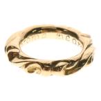 CHROME HEARTS クロムハーツ 22K SCRL BAND スクロールバンド リング ゴールド BCA416