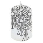 CHROME HEARTS クロムハーツ D/TAG LRG GOD BLESS THE WORLD ラージゴッド ブレス ザ ワールド ドッグタグ ネックレストップ シルバー