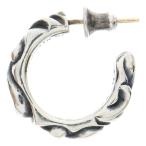 CHROME HEARTS クロムハーツ HOOP SCROOL スクロール フープピアス シルバー BCA102