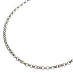 ショッピングHEARTS CHROME HEARTS クロムハーツ NECKCHAIN R18 ロールチェーンネックレス 18inch シルバー BCA083