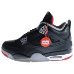 ショッピングjordan ナイキ AIR JORDAN 4 Retro Bred Reimagined FV5029‐006 エアジョーダン4 ブレッド リイマジンド ハイカットスニーカー ブラック US7/25cm