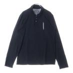 CHROME HEARTS クロムハーツ CH POLO L/S BSフレア RS3プリント長袖ポロシャツ ブラック