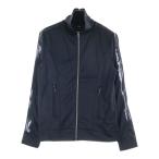 Onitsuka Tiger オニツカタイガー プリント ジップアップ トラックジャケット ブラック OK223K