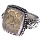 ショッピングBrand NO BRAND ノーブランド 【STEPHEN DWECK】 クオーツストーン リング シルバー/ゴールド