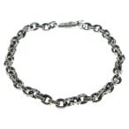 ショッピングクロムハーツ CHROME HEARTS クロムハーツ PAPER CHAIN ペーパーチェーン ブレスレット シルバー BCA178