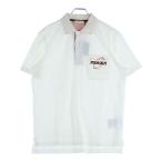 PRADA プラダ 19SS ロゴプリント 半袖ポロシャツ ホワイト UJN651
