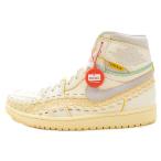 ショッピングjordan ナイキ×UNION AIR JORDAN 1 RETRO HI OG SP SUMMER 96 FD2565-100 ユニオン エアジョーダン1 ハイカットスニーカー ホワイト US9/27cm