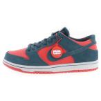 NIKE SB ナイキエスビー ZOOM DUNK LOW PRO 854866-336 ズームダンク ナイトシェイド ローカットスニーカー US8.5/26.5cm レッド/ネイビー