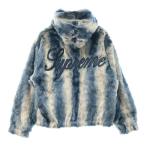 SUPREME シュプリーム 20AW Faux Fur Reversible Hooded Jacket リバーシブルファーフーディジャケット ブルー