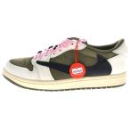 ナイキ ×AIR JORDAN 1 LOW OG SP トラビススコット エアジョーダン1 ローカットスニーカー リバースオリーブ US8/26cm DM7866-200