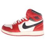 ナイキ AIR JORDAN 1 RETRO HIGH OG GS エアジョーダン1 シカゴ ロスト&ファウンド ハイカットスニーカー US6Y/24cm FD1437-612