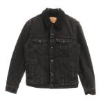 SUPREME シュプリーム 16AW×Levis Bleached Sherpa Trucker Jacket リーバイス ボアデニムトラッカージャケット ブラック