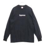 SUPREME シュプリーム 20AW Box Logo L/S Tee ボックスロゴロングスリーブ長袖Tシャツ ネイビー