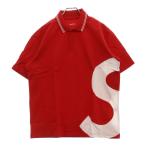 SUPREME シュプリーム 19SS S Logo Polo/S Sロゴ半袖ポロシャツ レッド
