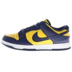 NIKE ナイキ DUNK LOW MICHIGAN DD1391-700 ダンク ミシガン ローカットスニーカー ネイビー/イエロー US10/28cm