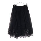 Vivienne Westwood Red Label ヴィヴィアンウエストウッドレッドレーベル 24SS レースフレアスカート 16-12-241010 ブラック レディース